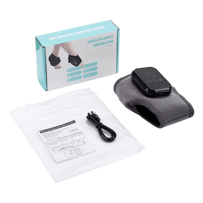 Electric Ankle Heating Massage Hot Compress Vibration Foot Massage 3 Heating Level Ankle Joint Brace Wrap Foot Warmer Massage